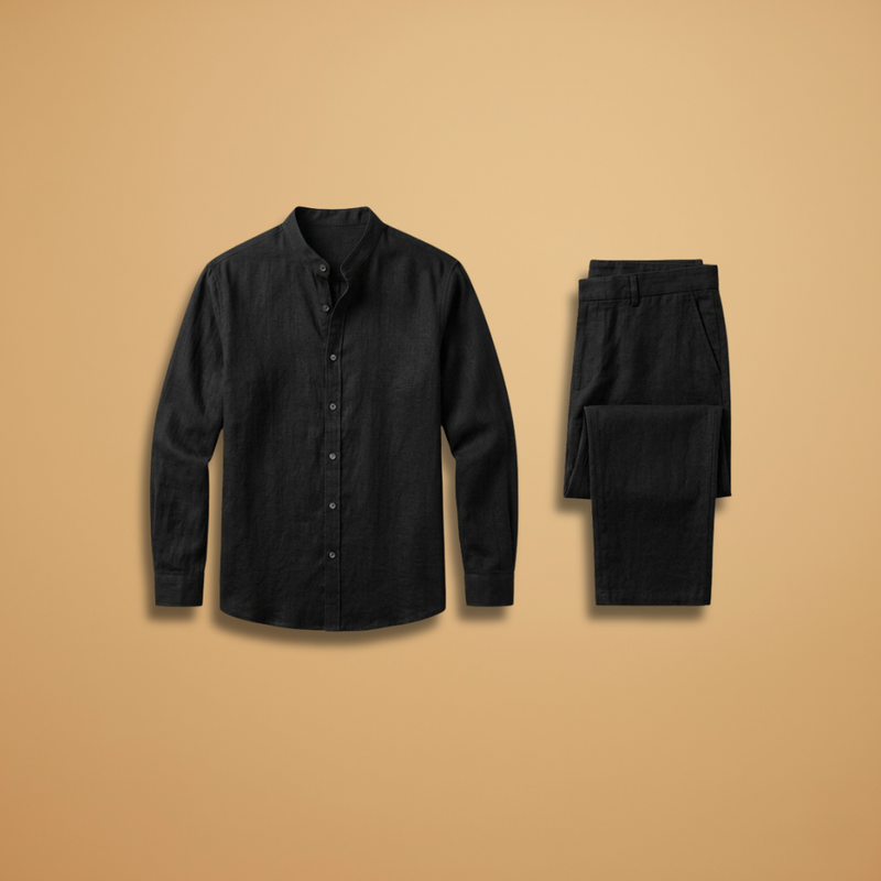 Set with Long Sleeve Shirt & Trousers