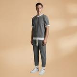 Set with Round-Neck and Jogging Pants