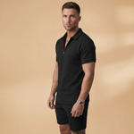 Set with Zipper Polo & Shorts