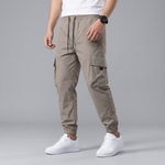 Cargo Jogger Pants with Flap Pockets