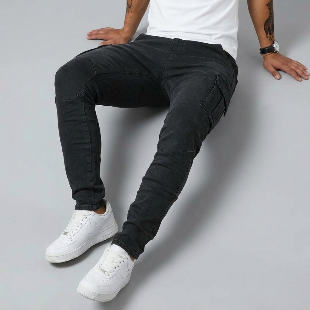 Men’s Cargo Pants with Thigh Pockets