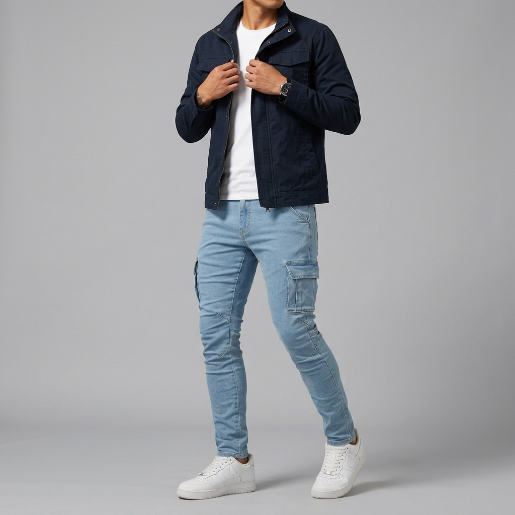 Men’s Cargo Pants with Thigh Pockets