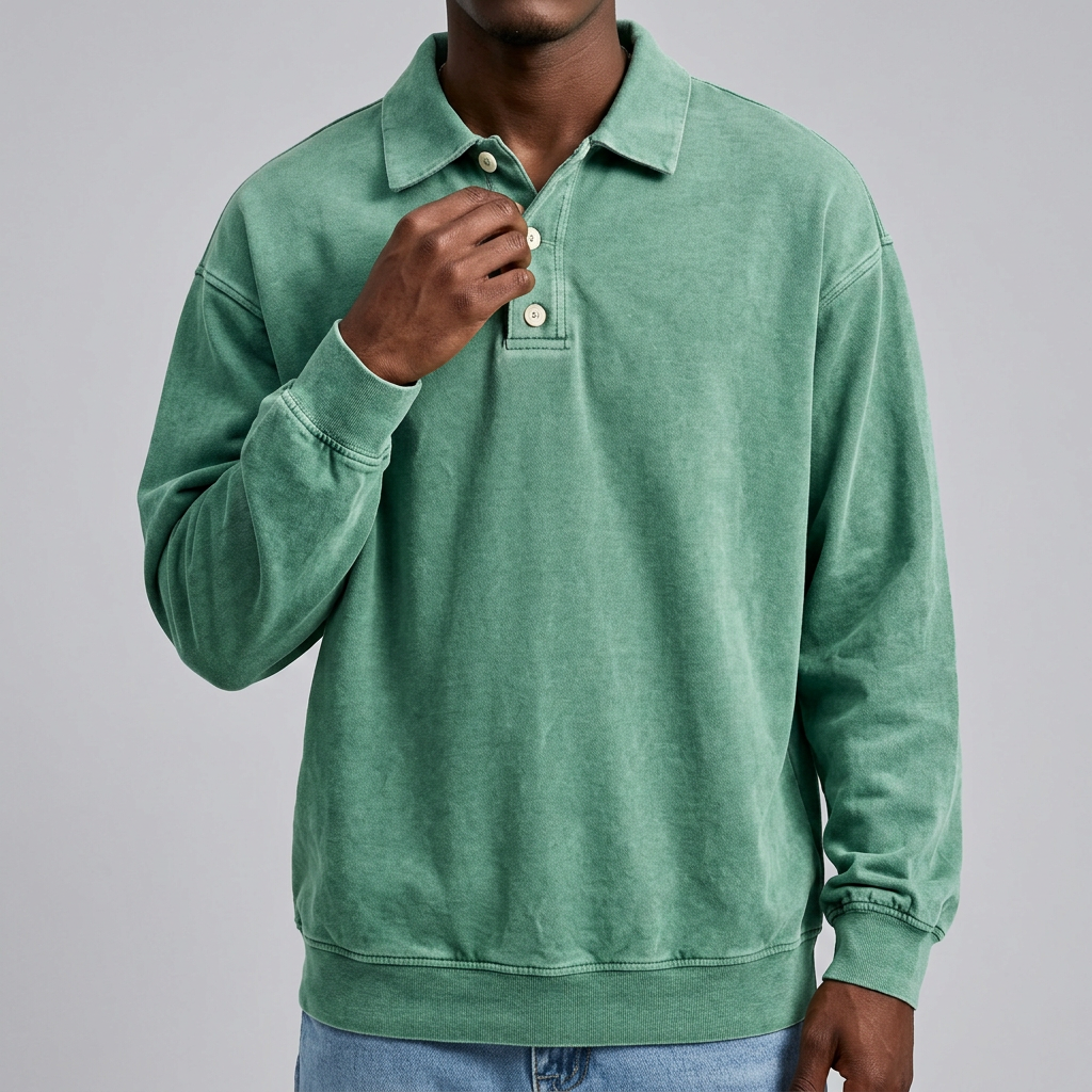 Men’s Long Sleeve Polo Shirt