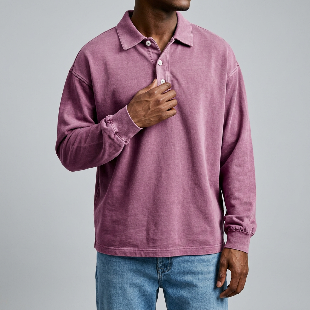 Men’s Long Sleeve Polo Shirt
