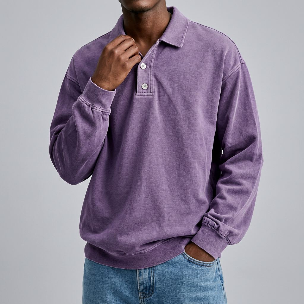 Men’s Long Sleeve Polo Shirt