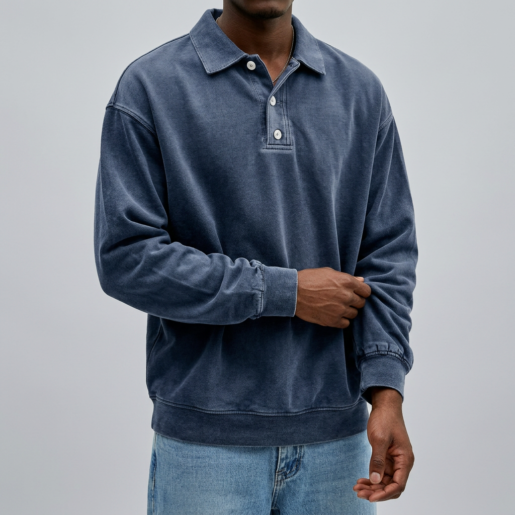 Men’s Long Sleeve Polo Shirt