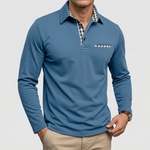 Summer Polo Shirt with Long Sleeves