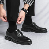 PATENT DERBY SHOES FOR MEN