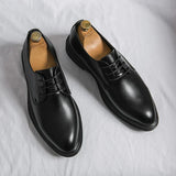 PATENT DERBY SHOES FOR MEN