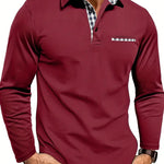 LONG SLEEVE POLO FOR MEN