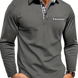 LONG SLEEVE POLO FOR MEN