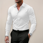 NOTCHED COLLAR SHIRT FOR MEN