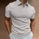 ZIP POLO SHIRT FOR MEN