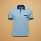 Tommy Polo Shirt with Collar and Chest Pocket