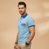 Tommy Polo Shirt with Collar and Chest Pocket