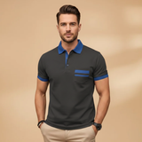Tommy Polo Shirt with Collar and Chest Pocket