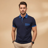 Tommy Polo Shirt with Collar and Chest Pocket