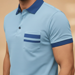 Tommy Polo Shirt with Collar and Chest Pocket