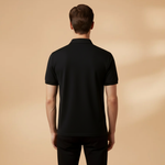 Tommy Polo Shirt with Zipper and Slim Fit Design
