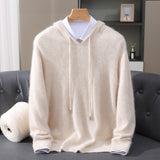WOOL BLEND HOODIE FOR MEN