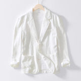 LAPEL COTTON JACKET FOR MEN