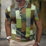PATCHWORK POLO SHIRT FOR MEN