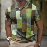 PATCHWORK POLO SHIRT FOR MEN