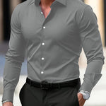 ELASTIC BUSINESS SHIRT FOR MEN