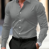 ELASTIC BUSINESS SHIRT FOR MEN