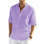 STAND COLLAR SHIRT FOR MEN