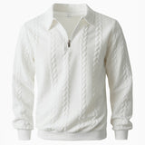 ELEGANT HALF-ZIP POLO FOR MEN