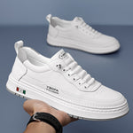 CUSHIONED LEATHER SNEAKERS FOR MEN