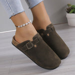LEATHER FOOTBED SANDALS FOR MEN