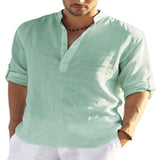 STAND COLLAR SHIRT FOR MEN