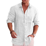 LIGHTWEIGHT LINEN SHIRT FOR MEN