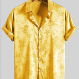 FLORAL SHORT SLEEVE SHIRT FOR MEN