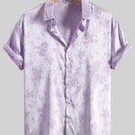 FLORAL SHORT SLEEVE SHIRT FOR MEN
