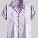 FLORAL SHORT SLEEVE SHIRT FOR MEN