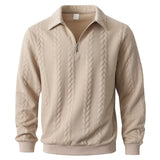 ELEGANT HALF-ZIP POLO FOR MEN