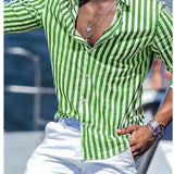 STRIPED SUMMER SHIRT FOR MEN