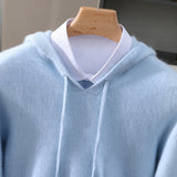WOOL BLEND HOODIE FOR MEN