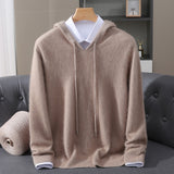 WOOL BLEND HOODIE FOR MEN