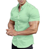 SOLID COLOR SHIRT FOR MEN