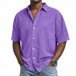 ACID WASH COTTON SHIRT FOR MEN