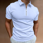 ZIP COLLAR POLO FOR MEN