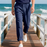LOOSE LINEN TROUSERS FOR MEN