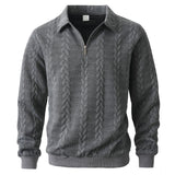 ELEGANT HALF-ZIP POLO FOR MEN