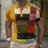PATCHWORK POLO SHIRT FOR MEN