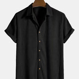 SHORT SLEEVE CUBAN SHIRT FOR MEN
