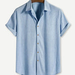 SHORT SLEEVE CUBAN SHIRT FOR MEN